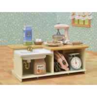 SYLVANIAN FAMILIES - 5442 - Le meuble de cuisine et accessoires - les meubles