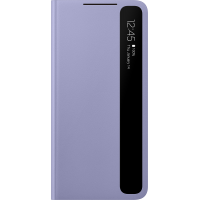 Folio Clear View Cover Violet pour Samsung G S21+ 5G Samsung