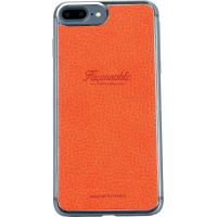 Coque rigide Façonnable orange pour iPhone 6 Plus/6S Plus/7 Plus/8 Plus