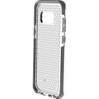 Coque Renforcée LIFE Garantie à vie Contour Argent pour Samsung G S8 Plus Force Case