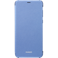 Etui folio Huawei bleu pour P Smart