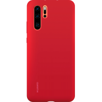 Coque rigide finition soft touch rouge Huawei pour P30 Pro