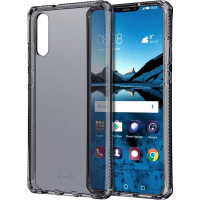 Coque semi-rigide Itskins Spectrum noire translucide pour Huawei P20 