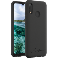 Coque Biodégradable Noire pour Huawei P Smart 2019 Just Green