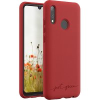 Coque Biodégradable Rouge pour Huawei P Smart 2019 Just Green