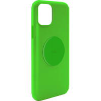 Coque Silicone Icon aimantée Verte Fluo pour iPhone 11 Puro