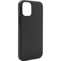 Coque Silicone Icon Noire pour iPhone 12 mini Puro