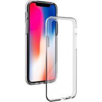 Coque Silisoft souple Transparente pour iPhone X/XS Bigben