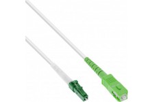 Câble simplex fibre optique inline®, FTTH, LC / APC 8 ° à SC / APC 8 °, 9/125 µm, OS2, 10M