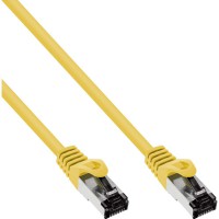 Câbles de patch Inline® S / FTP PIMF CAT.8.1 Halogène gratuit 2000 MHz jaune 5m
