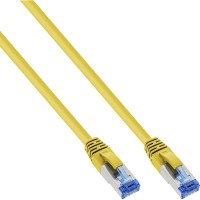 Câbles de patch Inline® S / FTP PIMF CAT.6A HALOGEN 500 MHz jaune 0,25 m