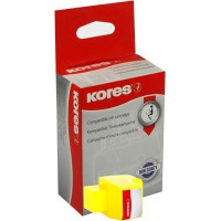 Kores Encre G1700Y remplace hp C8773EE/hp no.363, jaune