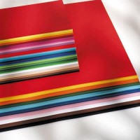 folia Papier de couleur, (L)500 x (H)700 mm, 220g/m2, argent