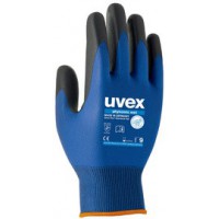 Lot de 10 : uvex Gants de travail phynomic wet, T. 12, bleu/anthracite