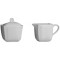 Lot de 2 : Via by R & B Pot à lait 'SINFONIA', en porcelaine, 160 ml