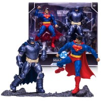 DC Comics Multiverse Superman + Armored Batman figure set 18cm