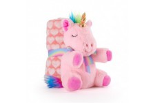 Lily Unicorn Soft blanket + plush toy 22cm