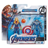 Marvel Avengers Captain America and Captain Marvel set figures