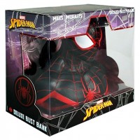 Marvel Spiderman Miles Morales Deluxe Bust Bank 20cm