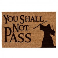 The Lord of the Rings You Shall Not Pass doormat