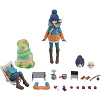 Laid Back Camp Rin Shima Deluxe figma figure 13cm