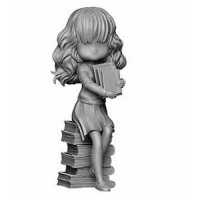 Harry Potter Pila de Grimorios Hermione figure