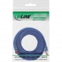 Câble Patch InLine® S / FTP PiMF Cat.6 250 MHz sans cuivre halogène bleu 7,5 m