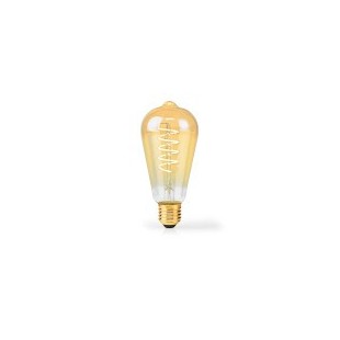 Ampoule LED filament E27 | ST64 | 3.8 W | 250 lm | 2100 K | Variable | Blanc très chaud | 1 pièces