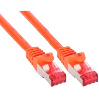 Câble patch, S-STP/PiMF, Cat.6, orange, 0,25m, InLine®