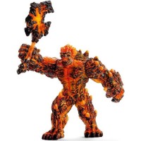 SCHLEICH - Golem de lave avec arme - 42447 - Gamme Eldrador