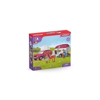 SCHLEICH - Grand voyage équestre en voiture et remorque - 42535 - Gamme Horse Club