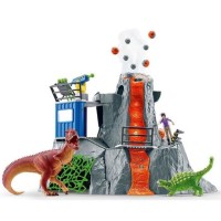 SCHLEICH - Expédition au grand volcan - 42564 - Gamme Dinosaurs