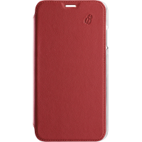 Folio en Cuir Premium dos Crystal Rouge pour iPhone 12 mini Beetlecase