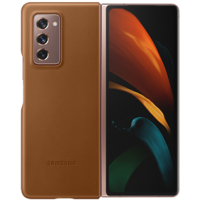 Coque en Cuir pour Samsung G Z Fold 2 Marron Samsung