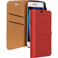 Folio Wallet iPhone SE 2022/SE/8/7/6S/6 Rouge avec languette de fermeture Bigben