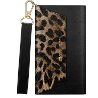 Pochette Cassette Clutch Midnight Leopard pour iPhone 12 / 12 Pro Ideal Of Sweden