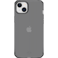 Coque Renforcée iPhone 14 Plus Spectrum Clear R 100% Plastique recyclé Transparente Noire Itskins