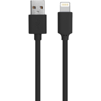 Câble USB A/Lightning 1 m 2.4A Noir WOW