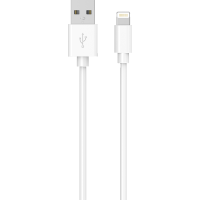 Câble USB A/Lightning 1 m 2.4A Blanc WOW