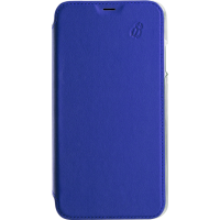 Folio en Cuir Bleu avec dos transparent pour Apple iPhone 11 Pro Beetlecase