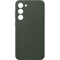 Coque Samsung G S23+ 5G en Cuir Vert Samsung