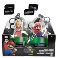 Pack 12 keychains Super Mario Bros The Movie 10cm