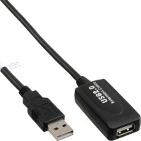 USB 2.0 actif-Rallonge, InLine®, prise A à prise femelle A 10m