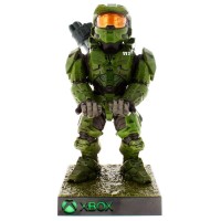 Halo Infinite Master Chief figure clamping bracket Cable guy with light 21cm