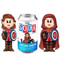 Lot de 6 : Vinyl SODA figure Marvel What if Captain Carter 5 + 1 Chase