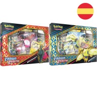 Lot de 6 : Spanish Pokemon Crown Zenith Trading Card game assorted box