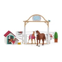 Schleich - Horse Club chevaux invités d'Hannah avec chienne Ruby - 42458