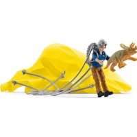 SCHLEICH - Sauvetage en parachute - 41471 - Gamme Dinosaurs