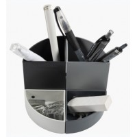 EXACOMPTA Pot à crayons 'THE QUARTER', noir/gris