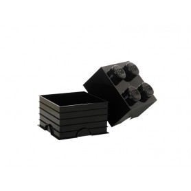 LEGO Brique de rangement 4 plots noir (40031733)
